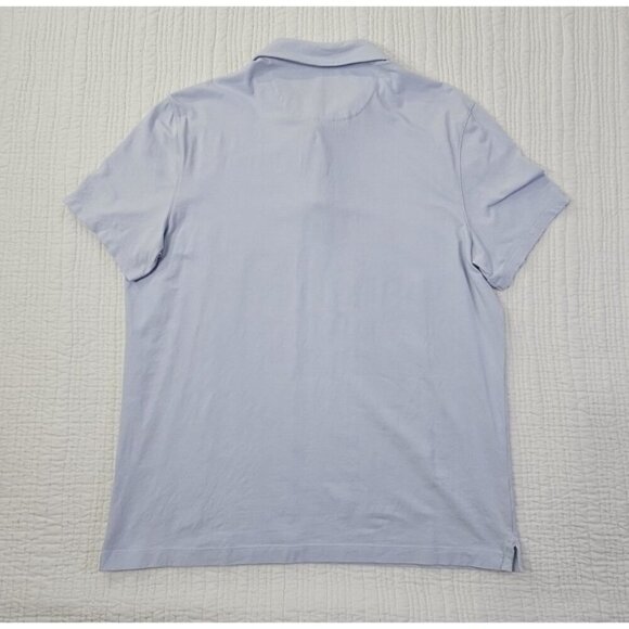Michael Kors Stretch Pima Cotton Shirt Men's M Lilac Purple Short Sleeve EUC LN - Picture 9 of 13
